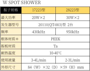 KAIJO DOUBLE SPOT SHOWER